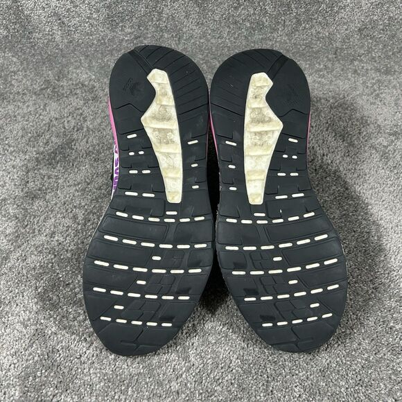 Adidas ZX 2K Boost FX7050 Womens Sz 8.5 Black Wordmark Heel Stripe Running Shoes - Picture 10 of 13